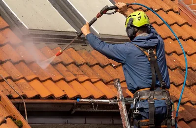 Démoussage et hydrofuge de toiture à Olmeto
